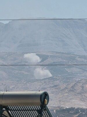 النشرة: غارة اسرائيلية ثانية استهدفت جرود قوسايا في السلسلة الشرقية