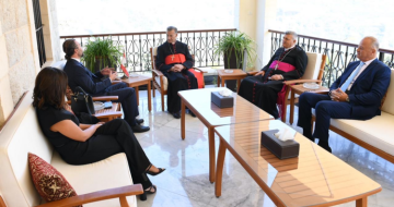 الراعي استقبل وراق وعرض من عيتاني لتطوير مرفأ بيروت: التعليم العالي ركن أساسي من هوية لبنان الراعي استقبل وراق وعرض من عيتاني لتطوير مرفأ بيروت: التعليم العالي ركن أساسي من هوية لبنان