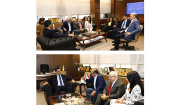 نادي الصحافة وإعلاميون من أجل الحرية زارا مرقص وبحثا معه في موضوع قانون الإعلام