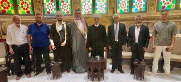 رئيس تجمع العشائر العربية من دار الفتوى: نرفض أي محاولة لاستهداف أو استضعاف أي مكون لبناني رئيس تجمع العشائر العربية من دار الفتوى: نرفض أي محاولة لاستهداف أو استضعاف أي مكون لبناني