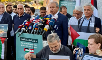 القصيفي خلال وقفة تضامنية مع الإعلاميين الفلسطينيين في غزة: أين أنتم أيها العرب؟