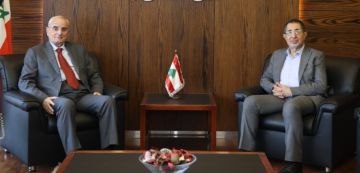 منسى استقبل وهاب وبحث مع الحاج حسن ووفد رابطة الروم الكاثوليك بقضايا وطنية وعامة