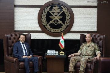 قائد الجيش بحث مع السفير القطري الأوضاع العامة في لبنان والمنطقة