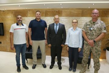 العميد خريش استقبل وفدا من قوات اليونيفيل وبحثا سبل تأمين الدعم لتعزيز قدرات الدفاع المدني