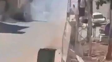 بالفيديو: غارة على عيترون بالفيديو: غارة على عيترون