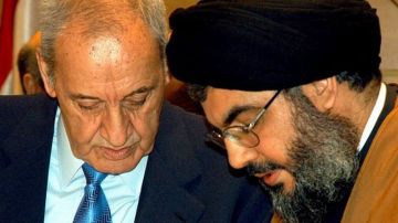 الرئيس نبيه بري بمناسبة الذكرى السنوية لاستشهاد السيد نصرالله: في يوم إرتحالك ومع كل الشهداء... لا نهايات أنتم البدايات الرئيس نبيه بري بمناسبة الذكرى السنوية لاستشهاد السيد نصرالله: في يوم إرتحالك ومع كل الشهداء... لا نهايات أنتم البدايات