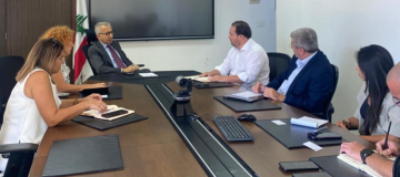 البساط تابع مع وفد برنامج الأغذية وأمن الدولة الخطوات لإيصال هبة القمح العراقية إلى بيروت