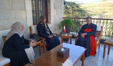 الراعي بحث بالاوضاع العامة مع رباب الصدر وبارك ميثاق تعاون في بيت داود لخدمة العجزة وذوي الاحتياجات الخاصة