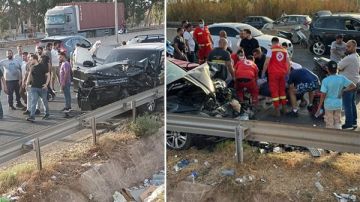 سقوط 8 جرحى جراء حادث سير قوي بين 3 آليات! (صور)