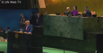 ترامب أمام الجمعية العامة للأمم المتحدة: علينا أن ننهي الحرب في غزة