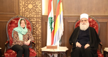 أبي المنى بحث مع سفيرة السويد في أوضاع السويداء الإنسانية والتقى موفدا من باسيل والمرتضى