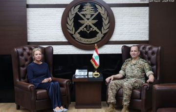 قائد الجيش يستقبل المنسقة الأممية والنائب رازي الحاج ويبحث الأوضاع العامة