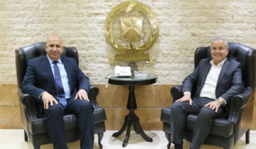 خريش استقبل درغام ورئيس اتحاد بلديات البقاع الأوسط ووفدا من المنظمة الدولية للهجرة