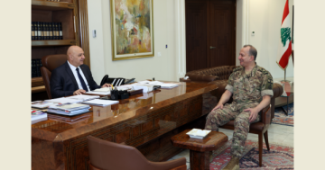 الأوضاع الأمنية مدار بحث بين رئيس الجمهورية وقائد الجيش