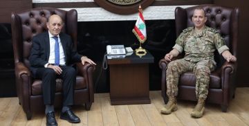 العماد هيكل بحث مع لودريان بالأوضاع العامة في لبنان والمنطقة وسبل دعم الجيش
