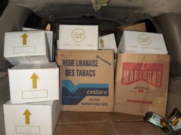 الريجي داهمت مستودعات لتخزين المصنوعات التبغية المهربة والمزورة