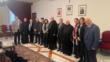 وفد من الرابطة المارونية هنأ الرهبانية بعيد مار أنطونيوس