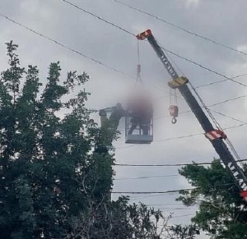 إصابة عامل في كهرباء قاديشا بصعقة كهربائية أثناء أعمال صيانة في أنفه