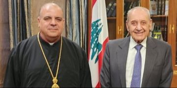 بري اطمأن هاتفيا على صحة المطران إبراهيم وشدد على الدور الوطني والديني الذي يقوم به