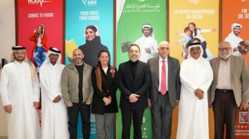 القصيفي زار مجمع المؤسسة القطرية للإعلام في الدوحة: نتمنى لها الارتقاء الى مستويات اعلى من العطاء والإنتاج القصيفي زار مجمع المؤسسة القطرية للإعلام في الدوحة: نتمنى لها الارتقاء الى مستويات اعلى من العطاء والإنتاج