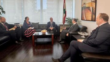 شحادة بحث مع السفير الأميركي في مشاريع وزارته