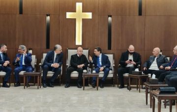 كنعان زار مقر رئاسة الطائفة الأرمنية الانجيلية في لبنان