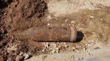 العثور على قذيفة قديمة في هذه البلدة