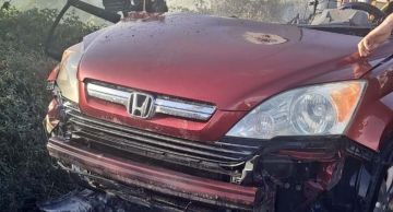 بالفيديو استهداف سيارة في صور