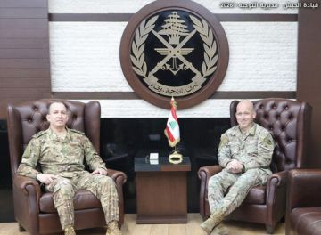 قائد الجيش التقى مسؤولا في القيادة المركزية الأميركية وبحثا سبل التعاون بين الجيشين اللبناني والأميركي