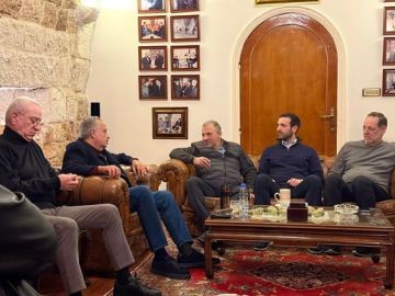 أرسلان استقبل باسيل معزيا وتلقى اتصالا من بري