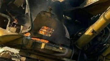 استهداف حفارة متوقفة في ميس الجبل