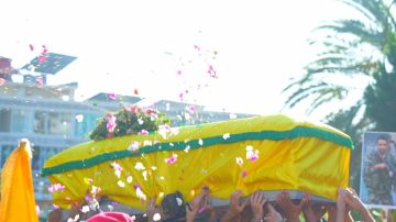 المقاومة وشعبها شيعوا الشهيد أحمد سلامي في يانوح