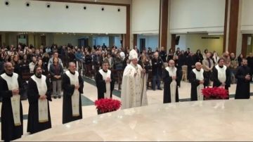 الاباتي رزق ترأس قداس عيد الدنح في دير سيدة اللويزة: عيد الدنح دعوة لنغتسل بعمادة التوبة