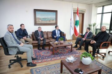 النفي بحث مع نديم الجميل بالأوضاع العامة في المرفأ واستقبل رئيس البنك الأوروبي لإعادة الإعمار والتنمية