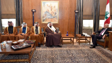 بري عرض مع الخليفي للأوضاع محليا وإقليميا وحمله شكر لبنان لدولة قطر لدعمها الدائم