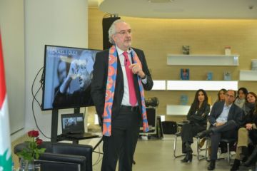 جامعة الروح القدس الكسليك نظمت جلسة مع مايكل كولي حول القيادة في زمن التعقيد والذكاء الاصطناعي