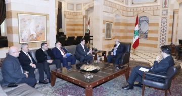 سلام بحث مع البعريني ووفد شركة كوانتوم ديجيتال لاب في إنشاء 3 معامل نفايات سلام بحث مع البعريني ووفد شركة كوانتوم ديجيتال لاب في إنشاء 3 معامل نفايات