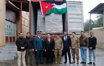 تسلم هبة من المملكة الأردنية الهاشمية للجيش