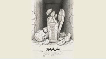 خامنئي رد على ترامب بصورة تمثال محطم: ستسقط مثل فرعون