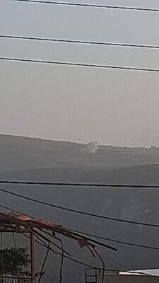 النشرة: محلقة معادية ألقت قنبلة صوتية على رب ثلاثين وقصف مدفعي على مروحين وتمشيط اطراف علما الشعب