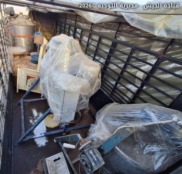 بالصور ـ معمل نقال لتصنيع الكبتاغون على متن شاحنات في قبضة الجيش