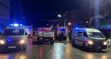 حريق داخل مبنى ووفاة مسن