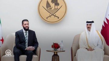 الشرع يستعرض مع أمير قطر الأحداث الراهنة في سوريا