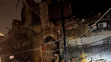 انهيار مبنى فجر اليوم في إحدى المناطق اللبنانية بسبب الأمطار الغزيرة!