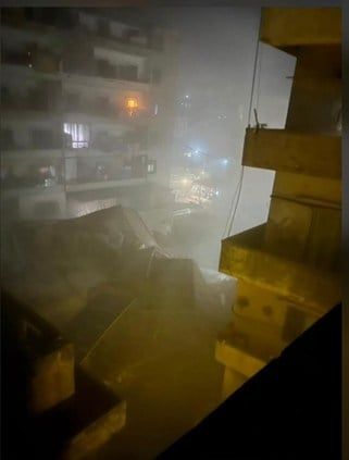 انهيار مبنى في طرابلس وجهود الإنقاذ مستمرة