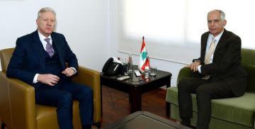 رجي استقبل ماغرو: للضغط على إسرائيل لوقف انتهاكاتها والانسحاب من النقاط المحتلة وإطلاق الأسرى رجي استقبل ماغرو: للضغط على إسرائيل لوقف انتهاكاتها والانسحاب من النقاط المحتلة وإطلاق الأسرى