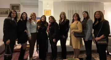 لجنة شؤون المرأة في بطريركية الروم الملكيين الكاثوليك تحتفي بدور المرأة في لقاء ثقافي-دبلوماسي في منزل السفيرة البولندية لجنة شؤون المرأة في بطريركية الروم الملكيين الكاثوليك تحتفي بدور المرأة في لقاء ثقافي-دبلوماسي في منزل السفيرة البولندية