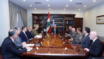 الرئيس عون طلب من الاجهزة الامنية اعداد تقارير بحاجاتها لرفعها الى مؤتمر باريس