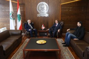 منسى بحث مع هاشم في الأوضاع العامة والتحديات الراهنة واستقبل طلال وطارق المرعبي