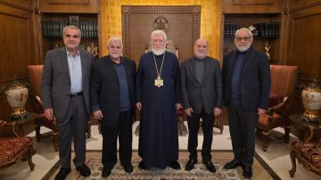 وفد من حزب الله زار بطريرك الأرمن الأرثوذكس آرام الأول كيشيشيان: حريصون على بناء الدولة القادرة على حفظ الأمن ومنع الاعتداءات